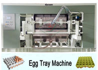 La pulpe a moulé la machine rotatoire 220V - 450V ISO9001 de plateau d'oeufs de papier de rebut approuvé