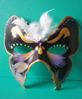 Masque des produits moulé par pulpe faite sur commande DIY pour la décoration de costume de partie