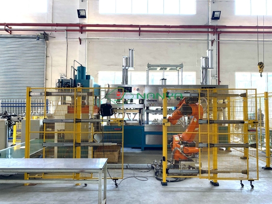 Machine biodégradable de fabrication de cartons de repas de pulpe de machine de vaisselle de machine de Makine de plat de pulpe de machine de bâti de fibre