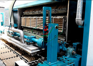 Machines de bâti de bloc supérieur moulées par pulpe automatique d'oeufs de machine de plateau d'oeufs de papier de rebut