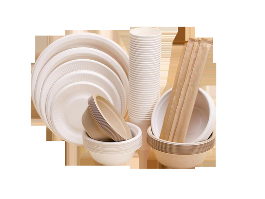 Vaisselle de papier biodégradable rendant la machine production flexible et précise