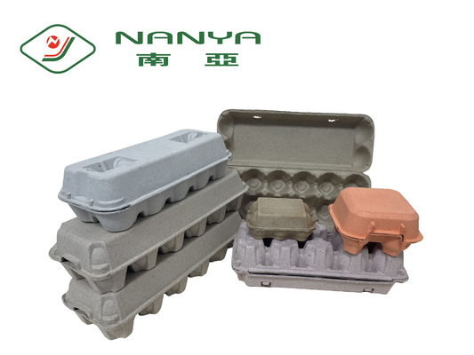 Réutilisant le doubles carton d'oeufs de rouleau/pulpe de papier plateau d'oeufs a moulé la machine garantie de 1 an