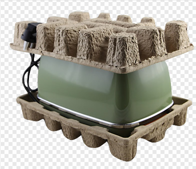 Machines de moulage de pulpe semi-automatique faisant l'Oeuf-plateau/Fruit-plateau/400pcs/h