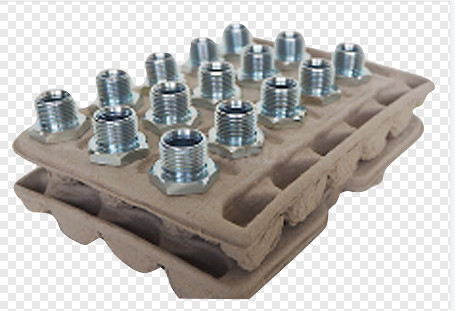 Machines de moulage de pulpe semi-automatique faisant l'Oeuf-plateau/Fruit-plateau/400pcs/h