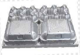 L'équipement de bâti de pulpe de plaque à papier d'Eco pour les plats à emporter enferme dans une boîte le CE