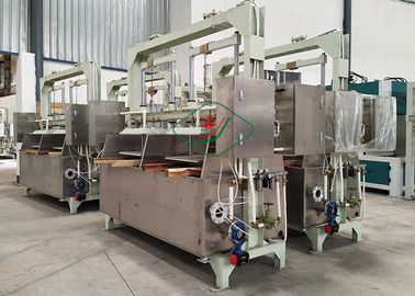 Plateau de échange semi-automatique d'oeufs de pulpe faisant la machine avec le double cylindre