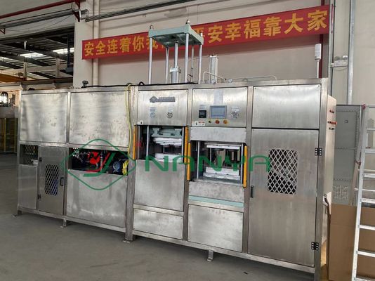 Machine de laboratoire pour les essais de produits moulés en pâte à papier/machine d'essai pour les produits en pâte à papier