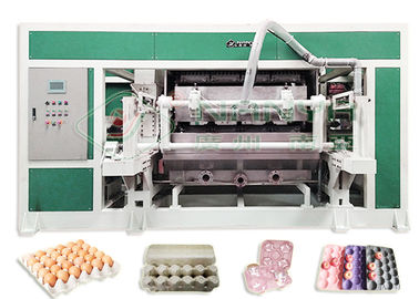 Machine de moulage complètement automatique de plateau d'oeufs de pulpe avec 4000 Pcs/H