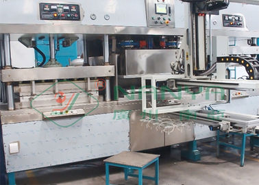 machine de bâti ovale de cuvette de gamelle de pulpe de papier avec le robot automatique
