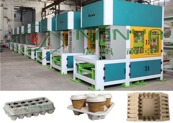 L horizontal plateau d'oeufs de Hydrapulper formant la machine, équipement de bâti de pulpe