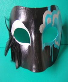La pulpe amicale de masque d'Environmently- Hallowmas a moulé la peinture de soutien de produits DIY