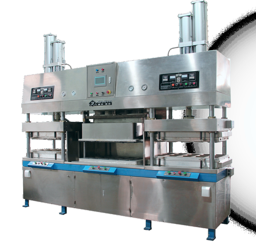 Machine de formage à servo-entraînement moulé en pâte de canne à sucre entièrement automatique de grande capacité 6000 pièces/h