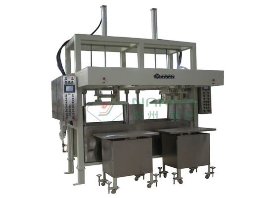Double plat échangeant le plateau d'oeufs formant la machine, machines de moulage de pulpe