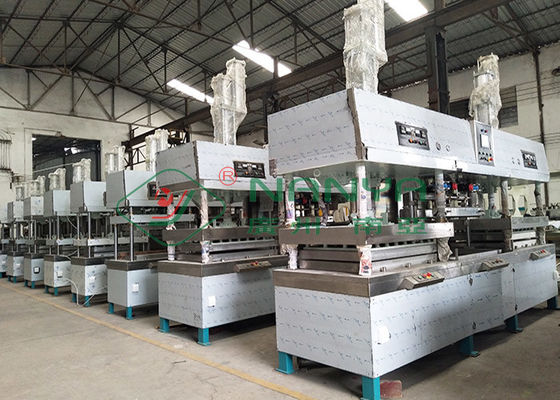 La pulpe semi-automatisée a moulé la vaisselle/vaisselle de catégorie comestible formant la machine