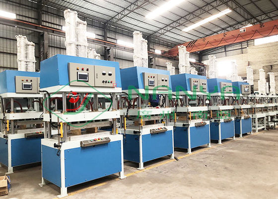 Machine humide de Chaud-presse de forme correcte pour le paquet industriel moulé de pulpe
