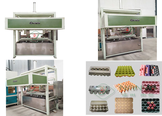 Machine de Tray Carton Paper Reciprocating Molding d'oeufs de ferme de poulet