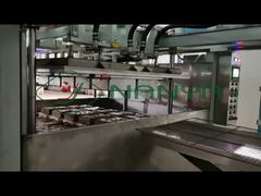 Machine à emballer industriel moulé en pâte à papier semi-automatique/ Machine à emballer industriel en fibre de pâte